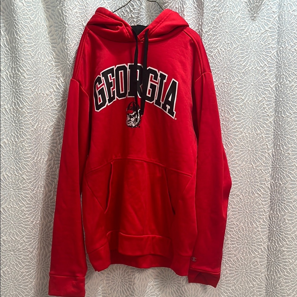 Champion Men's Red Georgia Hoodie